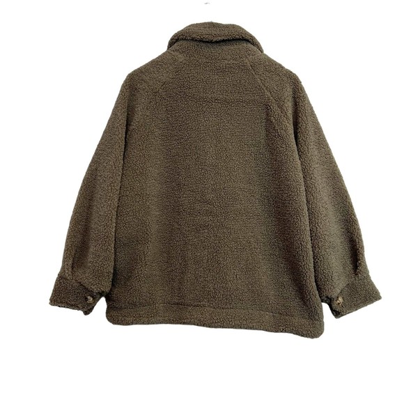 O'Neill Makenna Solid Pile Fleece Jacket Taupe NWT Size Medium - Picture 7 of 13
